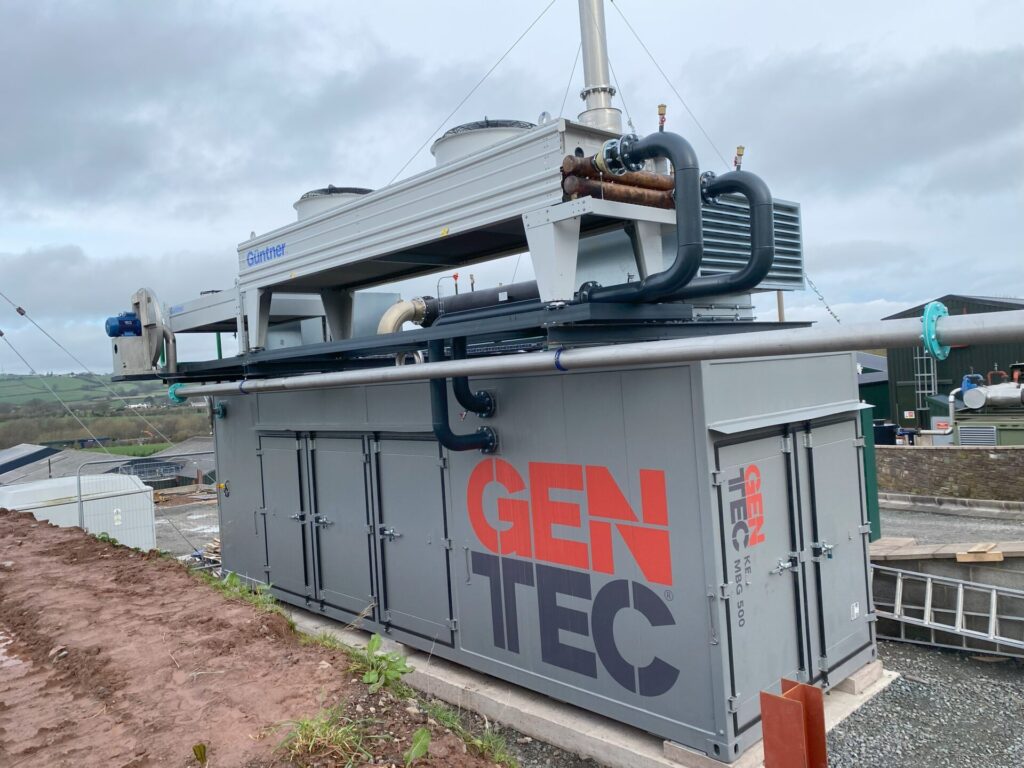 500 kWe BIogas unit supplied by Helec